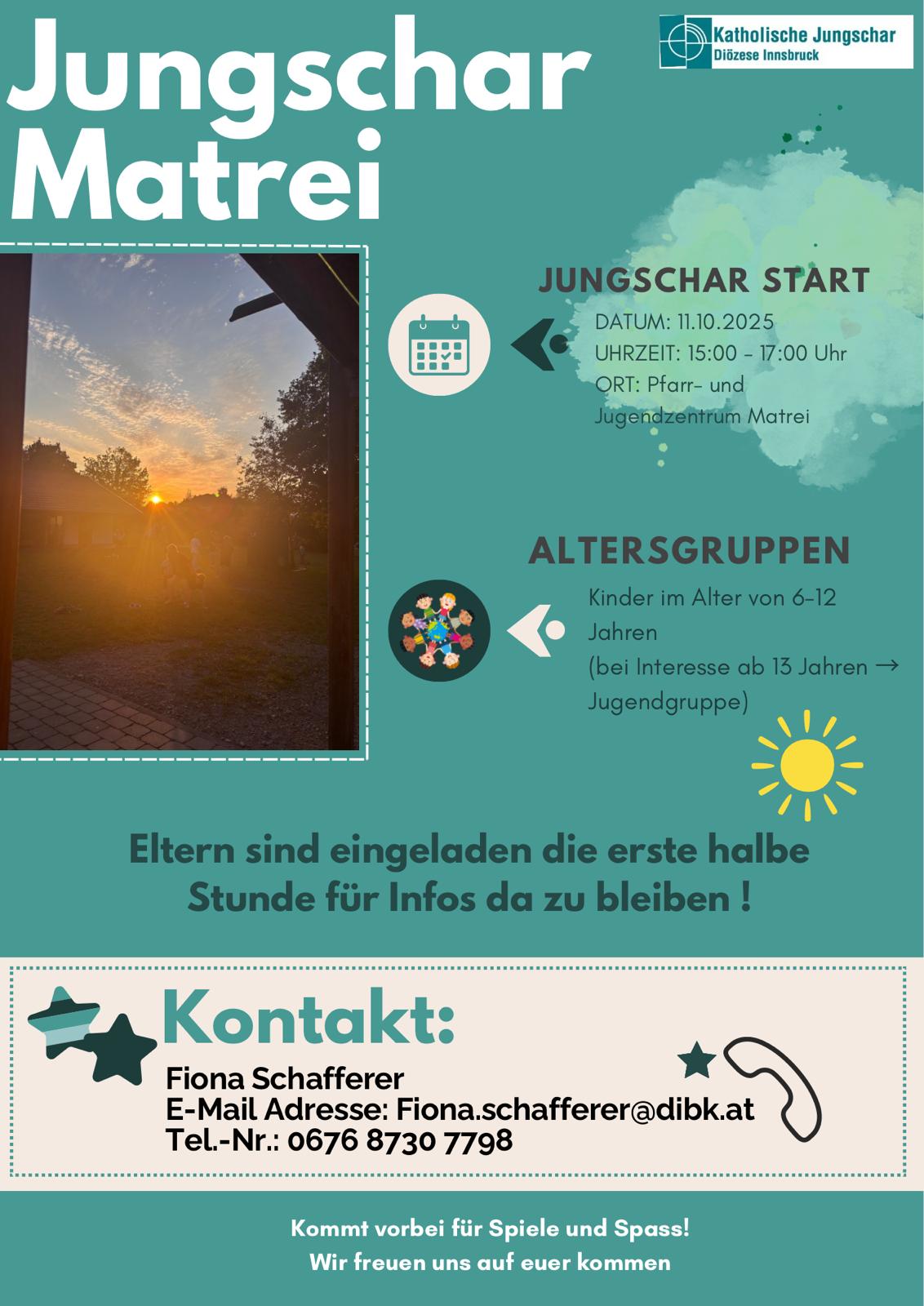 Jungschar Matrei Start Infos